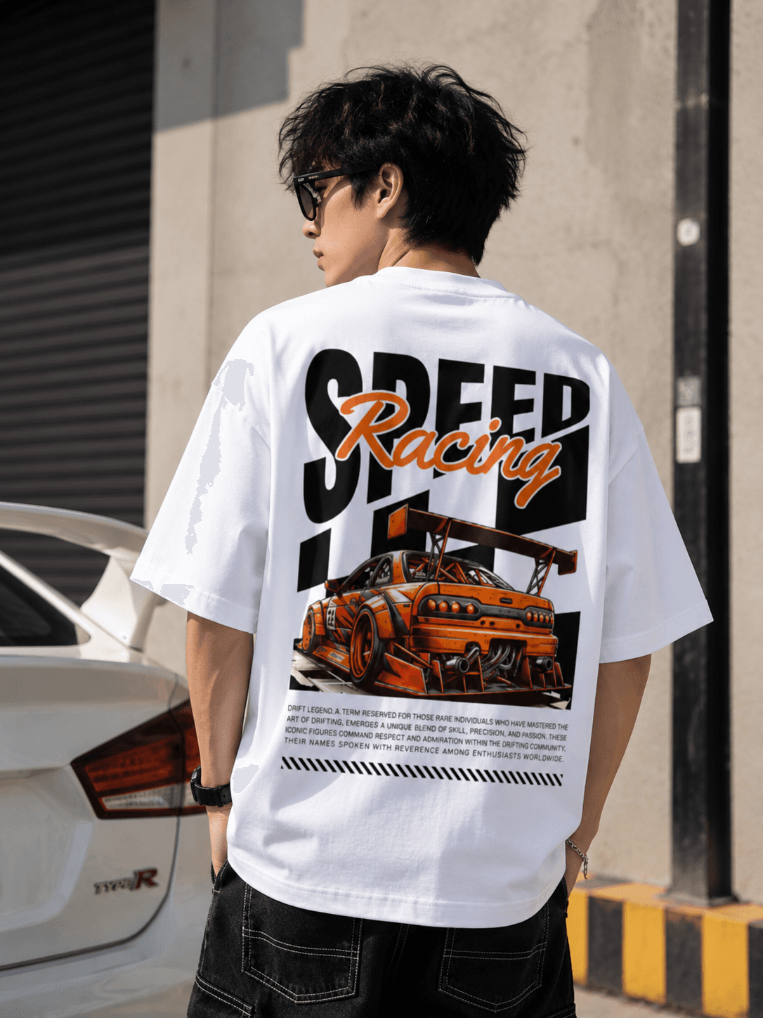 DELUZN Speed Racing Oversized T-Shirt - view 1