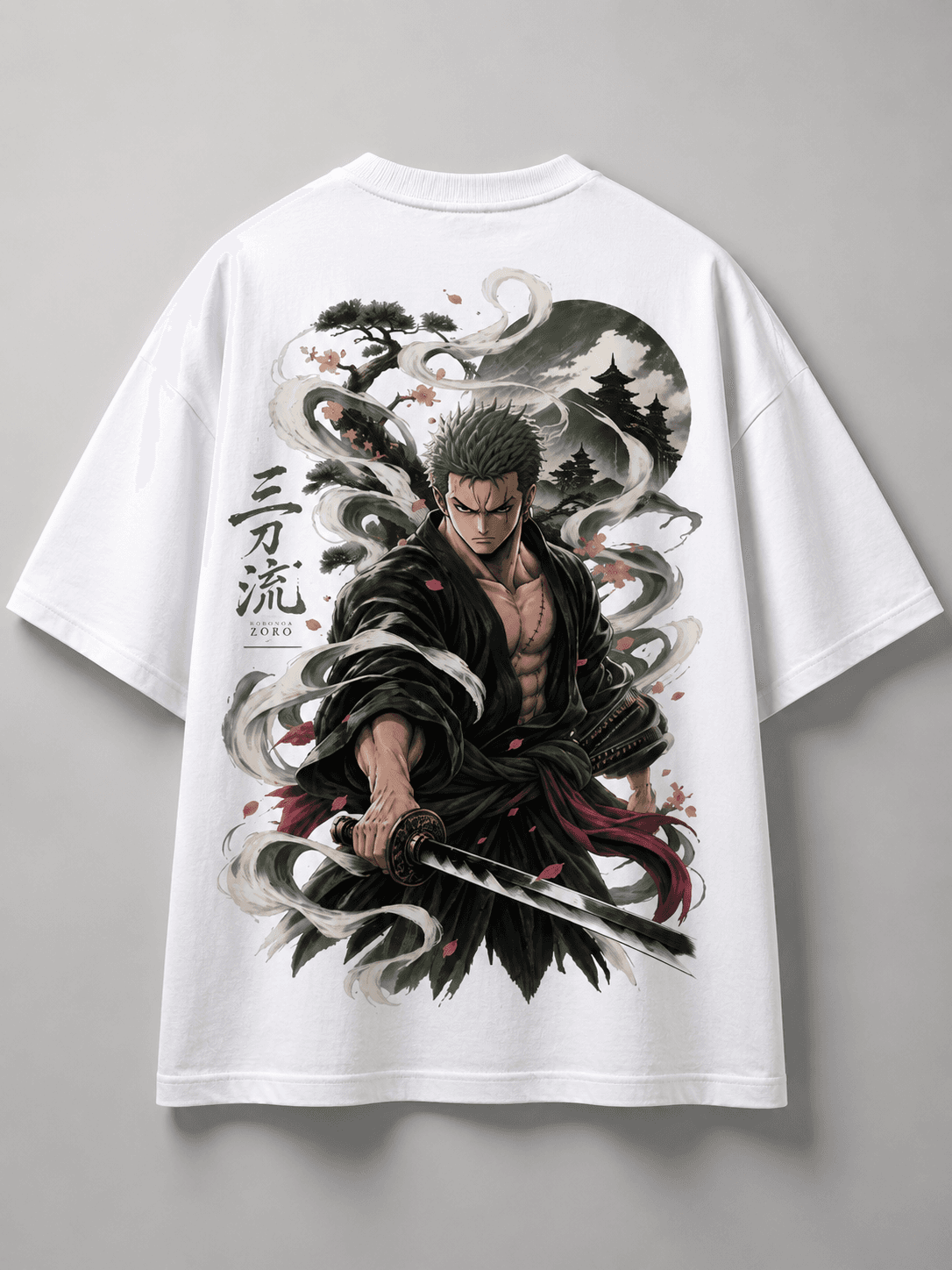 DELUZN Zoro Bushido Unisex Oversized Tee - view 3